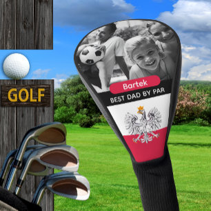 Polen Golf, Bester Vater, Polnische Flagge, Foto Golf Headcover