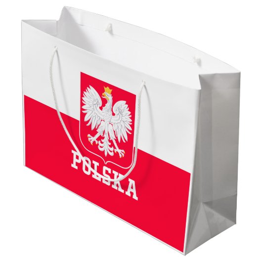 Polen Große Geschenktüte (Rückseite Schrägansicht)