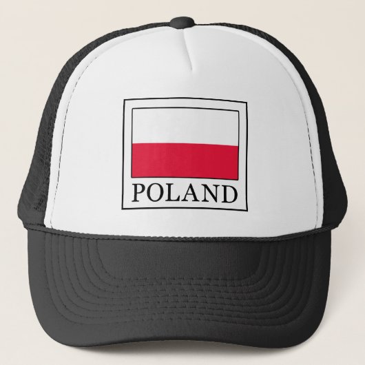 Polen hat truckerkappe (Vorderseite)