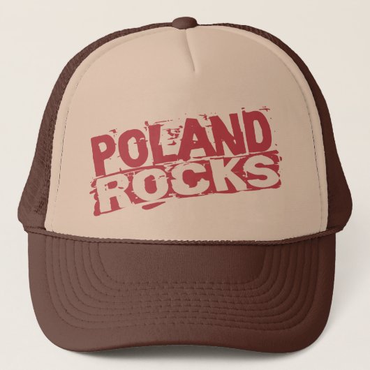 Polen-Hut Truckerkappe (Vorderseite)