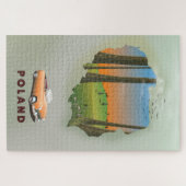 Polen Illustriertes Reiseplakat. Puzzle (Horizontal)