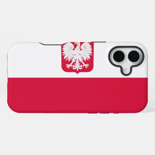 Polen iPhone Hülle (Rückseite (Horizontal))