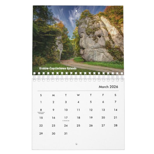 Polen Kalender (Mär 2026)