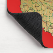 Polen-Karte Mousepad (Ecke)