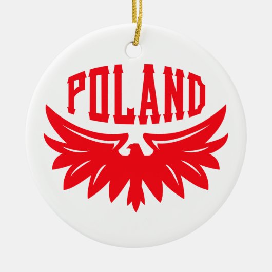 Polen Keramik Ornament (Vorne)