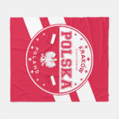 Polen Krakau Fleecedecke (Vorderseite (Horizontal))