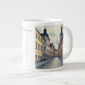 Polen, Krakau, wunderschöne alte Tasse (Vorderseite Rechts)
