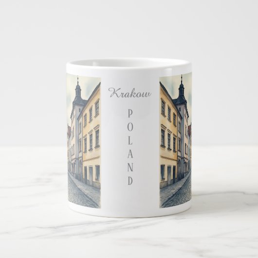 Polen, Krakau, wunderschöne alte Tasse (Vorderseite)
