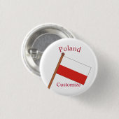Polen Landesflagge Thunder_Cove Button (Vorne & Hinten)