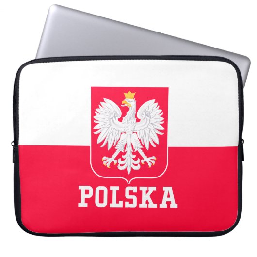 Polen Laptopschutzhülle (Vorderseite)