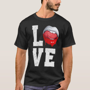 Polen Liebe der Fahnenfächer T-Shirt