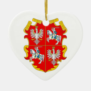 Polen-Litauen Commonwealth (Aufstieg Rosen) Keramik Ornament
