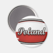 Polen Magnet (Vorderseite/Rückseite)