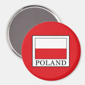 Polen Magnet (Vorderseite/Rückseite)