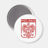 Polen Magnet (Vorderseite/Rückseite)
