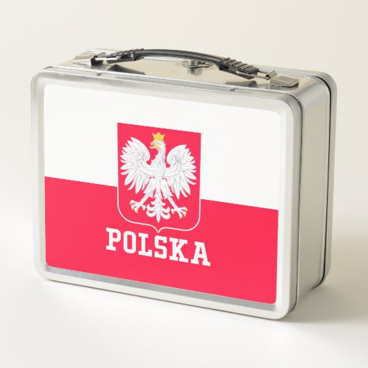 Polen Metall Brotdose (Rückseite)