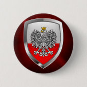 Polen MetallEmblem Button (Vorderseite)