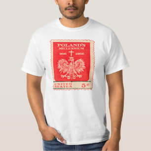 Polen Millennium-Briefmarke T-Shirt
