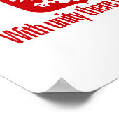 Polen mit geeinter Kraft Poster (Ecke)