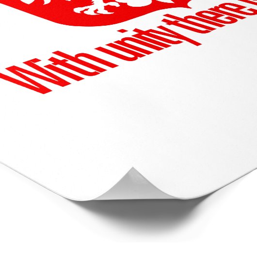 Polen mit geeinter Kraft Poster (Ecke)