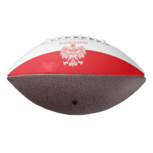 Polen mit rotem Polnischem Adler Football