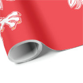 Polen mit rotem Polnischem Adler Geschenkpapier (Rolleneckpunkt)
