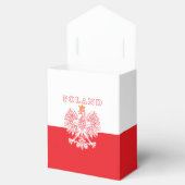 Polen mit rotem Polnischem Adler Geschenkschachtel (Geöffnet)