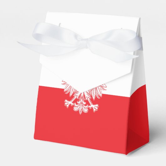 Polen mit rotem Polnischem Adler Geschenkschachtel (Vorderseite)