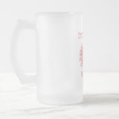 Polen mit rotem Polnischem Adler Mattglas Bierglas (Links)