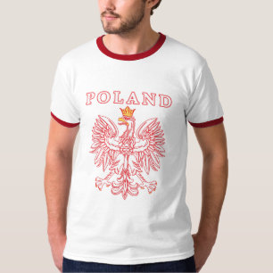 Polen mit rotem Polnischem Adler T-Shirt
