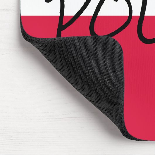 Polen Mousepad (Ecke)