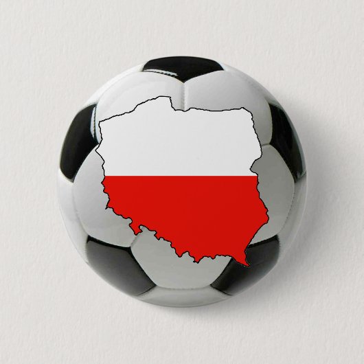 Polen-Nationalmannschaft Button (Vorderseite)