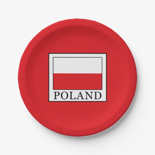 Polen Pappteller (Vorderseite)