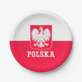 Polen Pappteller (Vorderseite)