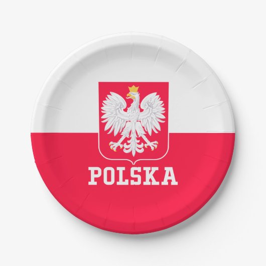 Polen Pappteller (Vorderseite)