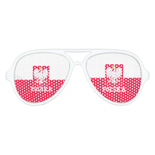 Polen Partybrille (Vorderseite)