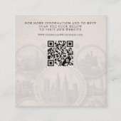 Polen Passport Wedding QR Begleitkarte (Vorderseite)