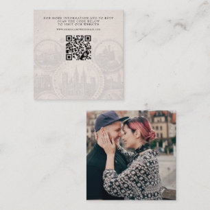 Polen Passport Wedding QR Begleitkarte