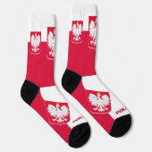 Polen - Patriotische Socken, Nachhaltige polnische Socken (Rechts)
