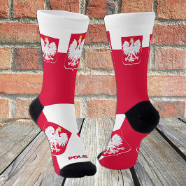 Polen - Patriotische Socken, Nachhaltige polnische Socken