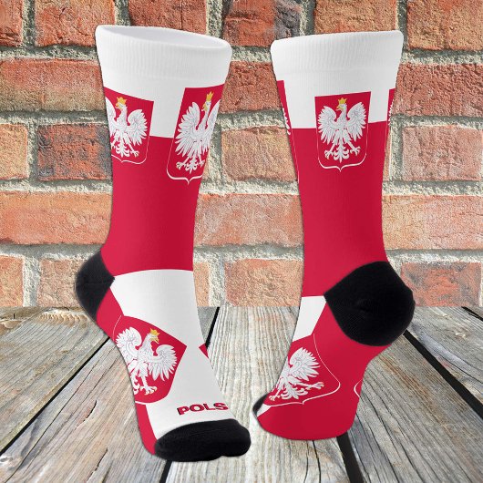 Polen - Patriotische Socken, Nachhaltige polnische Socken