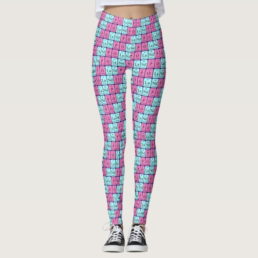 Polen - Periodensystem patriotische Leggings 1 (Vorderseite)