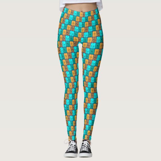 Polen - Periodensystem patriotische Leggings 5 (Vorderseite)