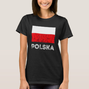 Polen Polen Flagge Polnischer Adler Polnische Wurz T-Shirt