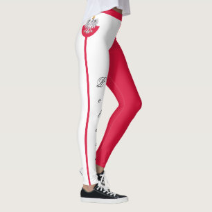 Polen / Polen Flaggenmode, Reise / Sportfans H Leggings