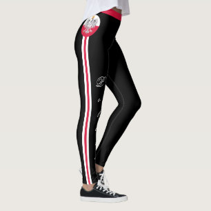 Polen / Polen Flaggenmode, Reise / Sportfans L Leggings