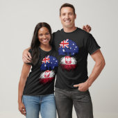 Polen Polnisch Australische Baumwurzelflagge T-Shirt (Unisex)