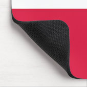 Polen (Polnisch) Flagge Mousepad (Ecke)