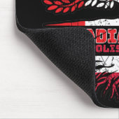 Polen Polnisch Kanadisches Treuhandflagge Mousepad (Ecke)