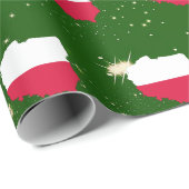 Polen: Polnisches Flag-Karte Weihnachtswrapppapier Geschenkpapier (Rolleneckpunkt)